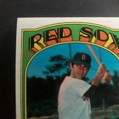 Topps 1972 baseball card Red Sox Culp Yastrzemski lot 2 cards