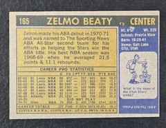 1971-72 Topps Card Zelmo Beaty #165 (RC), Utah Stars, ABA – READ