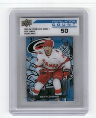 2025-26 Upper Deck #PC-1 Seth Jarvis Population Count 50