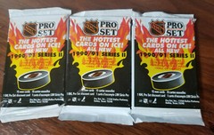 1990-91 pro set hockey series 2 (3 pack lot = 45 cards) – See Checklist inside.