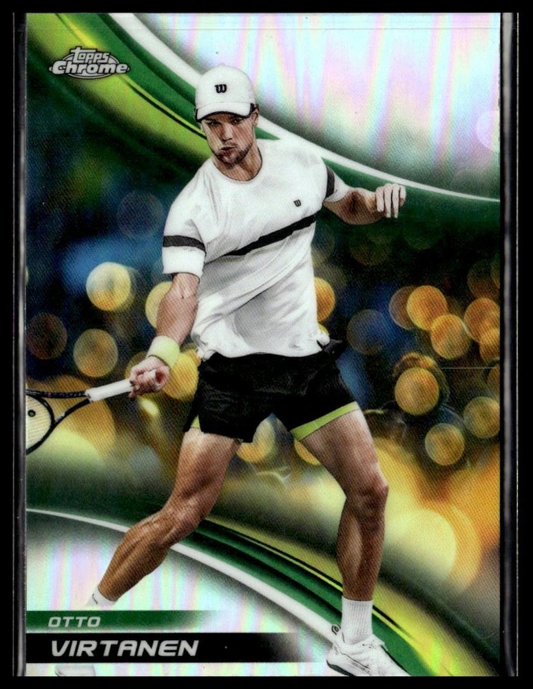 2025 Topps Chrome Tennis 140 Otto Virtanen Refractor