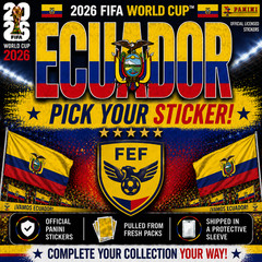 2026 Panini FIFA World Cup Ecuador Stickers You Pick Official Soccer