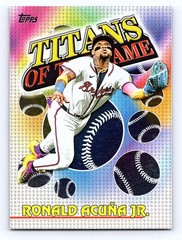 2026 Topps #TOG-7 Ronald Acuña Jr. Titans of the Game