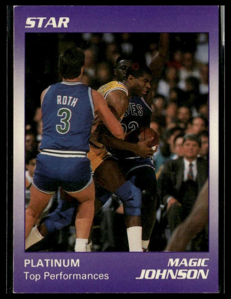 1990-91 Star Platinum #42 Magic Johnson
