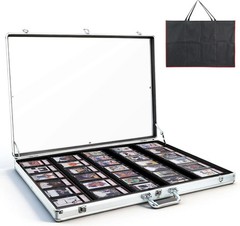 Card Show Display Case Large Aluminum 34&Prime;X22&Prime; Lockable Trading Card Display