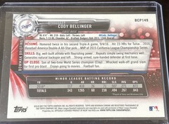 2017 Bowman Chrome Prospect Cody Bellinger