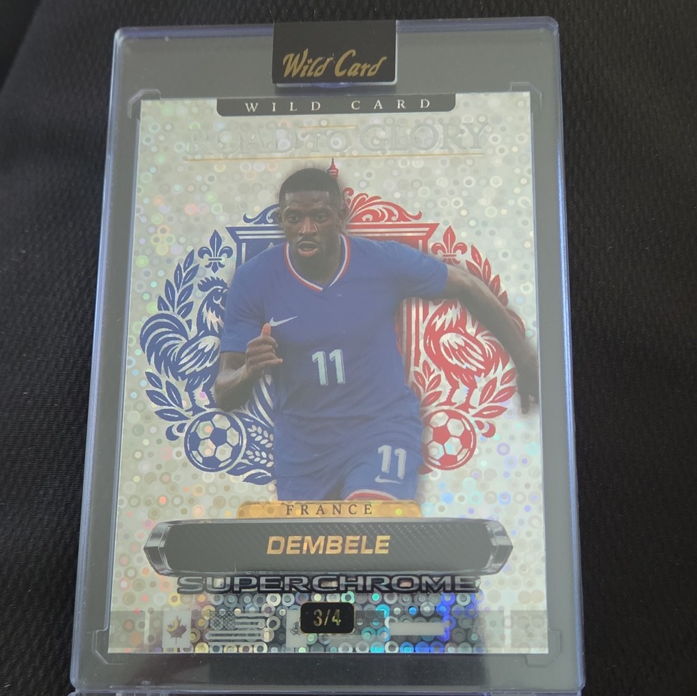 2026 Wild Card Road to Glory Superchrome Ousmane Dembele France Soccer 3/4