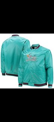 Mitchell & Ness 1996 NBA All-Star Game Hardwood Classics Satin Jacket Teal 2XLB