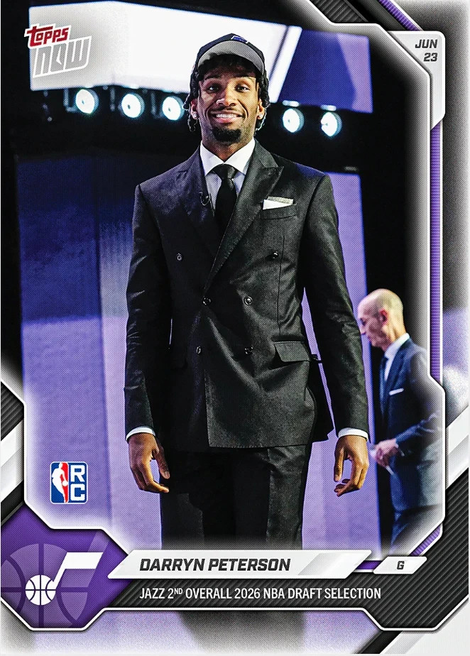 GRADED GEM-MT 10 DARRYN PETERSON RC 2026 Topps Now Draft ROOKIE #DPET Presale