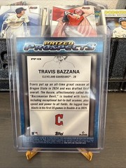 CZD620 – 2025 Bowman – Prized Prospects – Travis Bazzana #PP-13 – Green Mojo /99