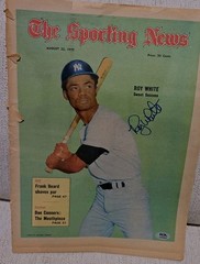 Roy White PSA/DNA Signed 1970 Sporting News Autographed NY Yankees