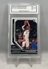 Victor Wembanyama Debut Rookie & Fox Debut Graded Gem Mint 10 Panini Instant Set