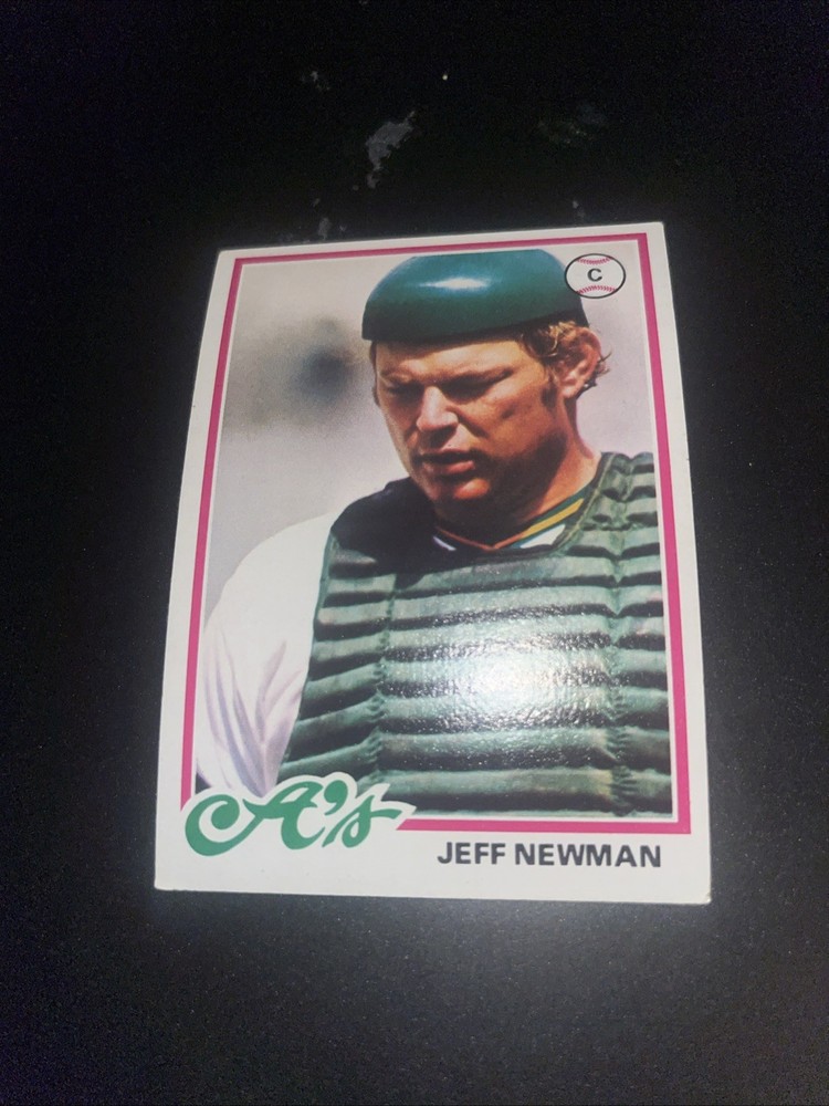 Jeff Newman 1978 Topps #458 Oakland Athletics