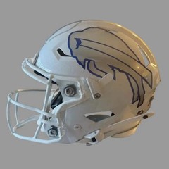 Buffalo Bills Full Size Authentic SpeedFlex Football Helmet 2025 Rivalries – NFL