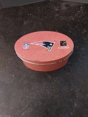 2004 NFL TOM BRADY GAME TIME WATCH IN original Tin-Patriots RARE!New Battery