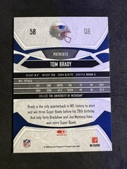 2008 Donruss Gridiron Gear – Tom Brady #58