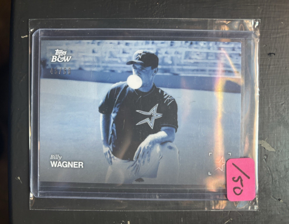 Topps 2025 Black & White Billy Wagner Houston Astros Blue #099 /50