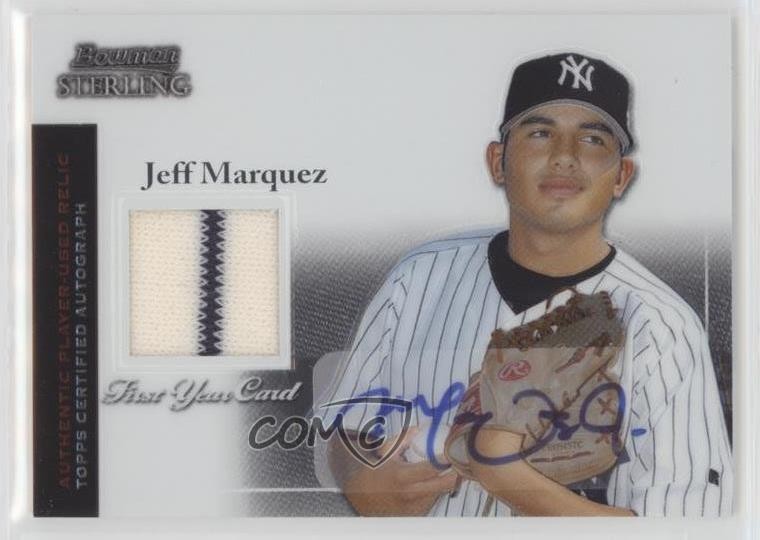 2004 Bowman Sterling Jeffrey Marquez Jeff Marquez #BS-JM Rookie Auto RC r9d