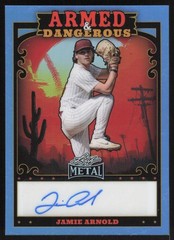 Jamie Arnold 8/8 AUTO 2026 Leaf Metal Armed and Dangerous Western A&rsquo;s
