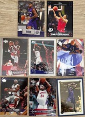 Toronto Raptors 8 Card Lot Chris Bosh, Jalen Rose, Peterson, No Duplicates
