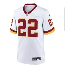 Commanders Jacory Croskey-Merritt #22 Size X-Large Nike White NFL Game Jersey