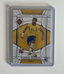 2022 National Treasures Gabriel Barbosa RC Sapphire /25 Brazil #18 Gabigol