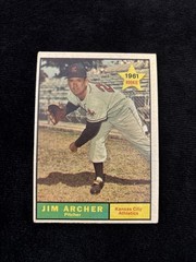 1961 Topps – High # Jim Archer #552 (RC)