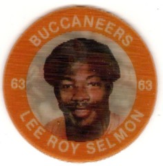 1983 7Eleven Slurpee Super Star Sports Coin #3 Lee Roy Selmon Tampa Bay Bucs HOF