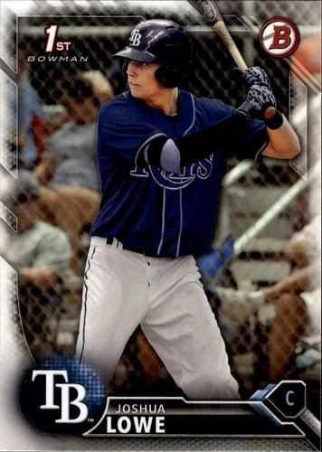 2016 Bowman Draft #BD-70 Josh Lowe Rookie Tampa Bay Rays RC
