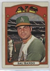 1972 Topps Sal Bando #650 2jq