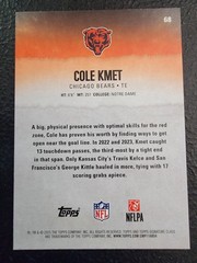 2025 Topps Signature Class Cole Kmet #68 Base Card