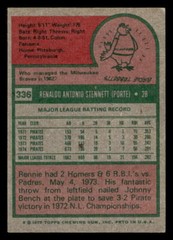 1975 Topps #336 Rennie Stennett