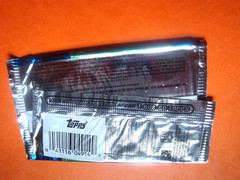 2004 Topps Bazooka Football empty card wrapper – Gum in every pack