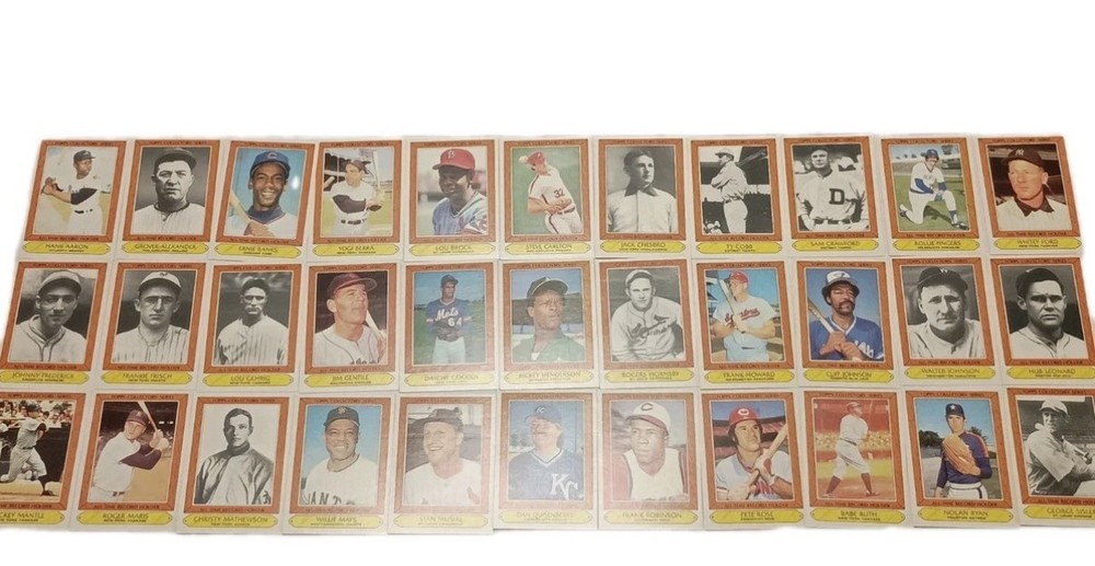 1985 Topps Collectors&rsquo; Series 44-Card Set Mantle, Aaron, Cobb, Mays, Ruth, Berra
