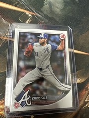 CHRIS SALE – 2025 Bowman Card #82 Atlanta Braves Baseball