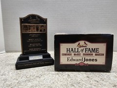 Willie McGee Jim Edmonds St Louis Cardinals MLB 2014 SGA HOF Statue Plaque NIB