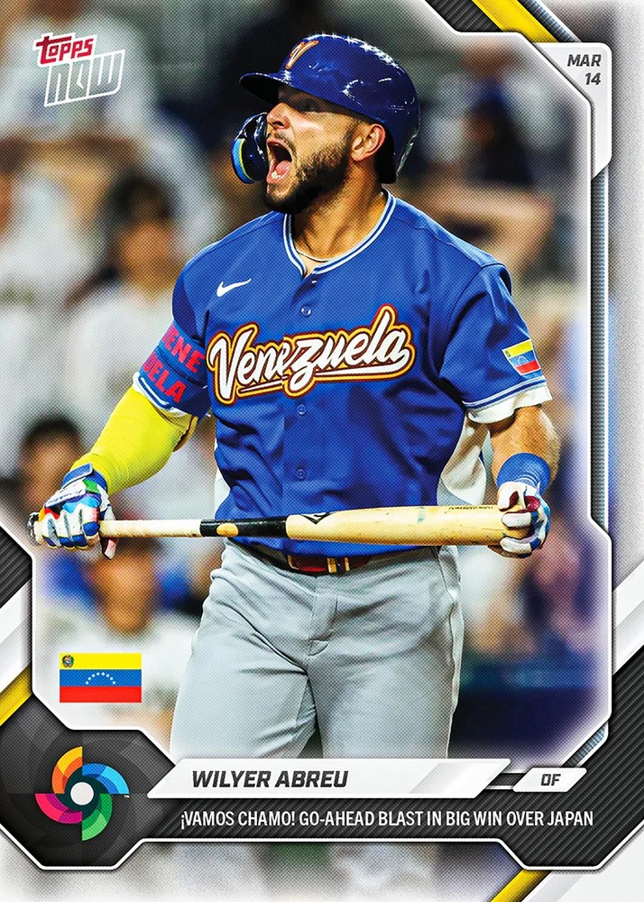 Wilyer Abreu – 2026 World Baseball Classic Topps NOW® – Card 34