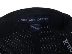 Atlanta Braves Port Authority Knockahoma Black Adjustable Strapback Hat