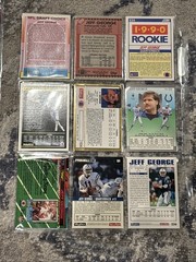Jeff George 17 Card Lot Rookies and More