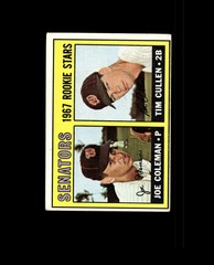 1967 Topps 167 Rookie Stars Joe Coleman/Tim Cullen RC VG #D1,419741