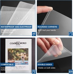 Clear Rigid Certificate Case 8.5×11&Prime; Top-Load Anti-paper Tearing Free Ship US