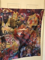 Kobe Bryant #24 LA Lakers Graffiti Collage Banner (3ft X 5ft) New!