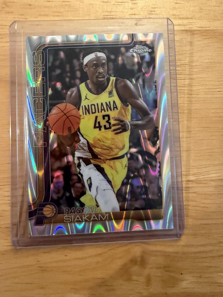 2025-26 Topps Chrome #1 Pascal Siakam Wave Refractor