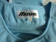 NEW MIZUNO Japan NPB Central Chunichi Dragons Baseball Jersey Sky Blue White M-L