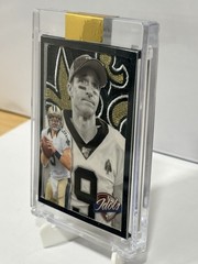 Drew Brees Custom novelty art Handmade New Orleans Saints Patch CARD