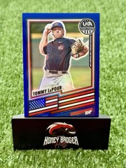 2026 Panini Stars & Stripes Prizm Baseball Tommy LaPour Blue Refractor 106/299