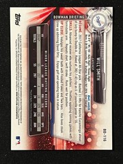 2017 Bowman Draft Orange #BD116 Will Smith /25