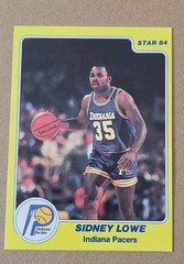 1983-84 Star Set-Break #162 Sidney Lowe Indiana Pacers