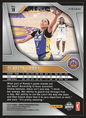 2024 Panini Prizm WNBA #19 Dearica Hamby Blue Velocity Prizms