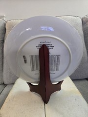 Danbury Mint Joe Montana Large 12 Inch Career Statistics Plate # AC- 7851……